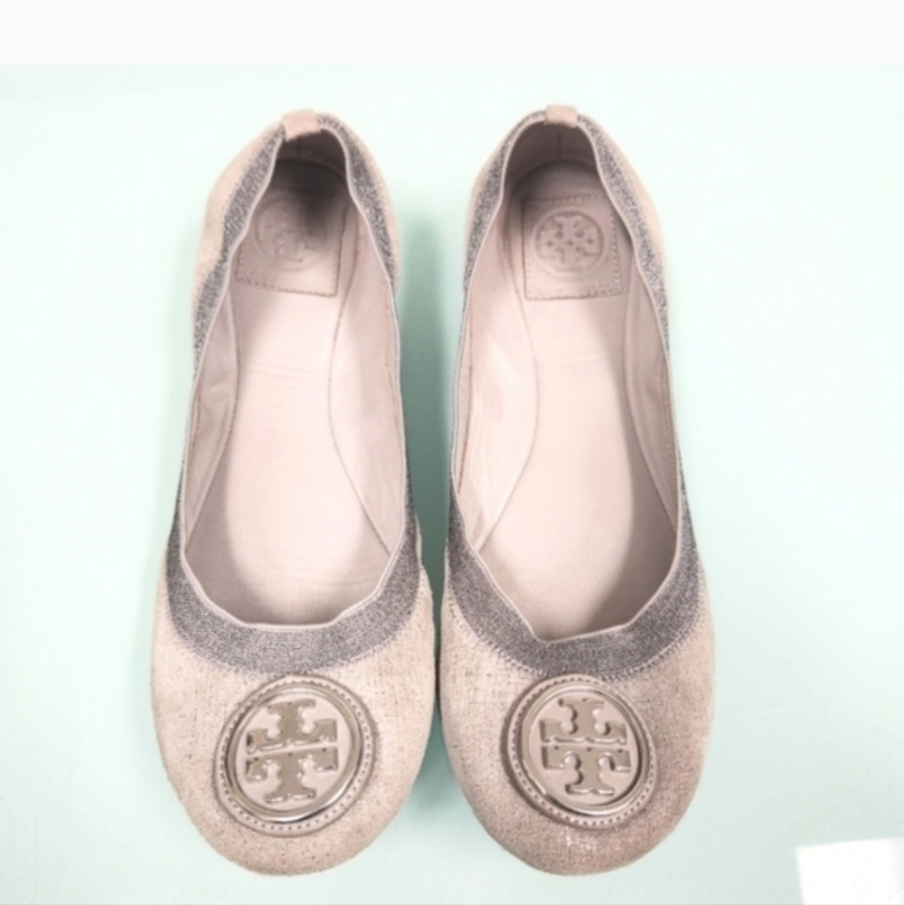 Tory Burch🥰 Beige and Gray Women's Flats